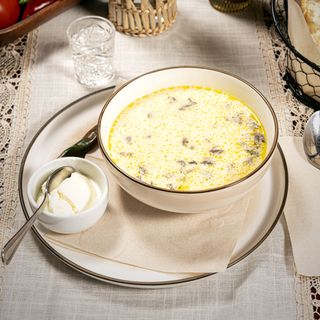 Ciorba de ciuperci Pleurotus