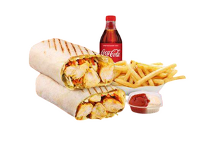Menu kebab (mare) + Coca-Cola