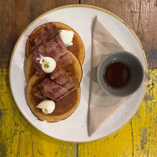 Pancake con bacon