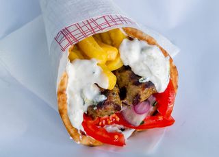 Soutzoukakia la pita