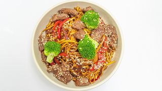 Удон с говядиной