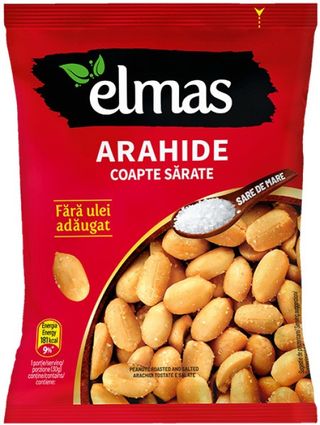 ELMAS arahide decojite coapte si sarate 140g