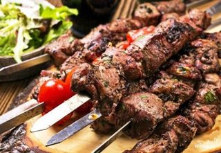 Шашлык из мякоти баранины