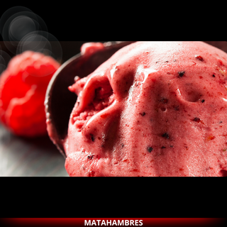 Helado artesanal de sorbete de frambuesa MORES 500 ml