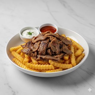 Plato Patatas Y Carne