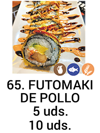 61. Futomaki De Pollo (5 Uds.)