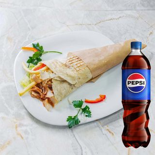 Rollo kebab + Pepsi 0,5l