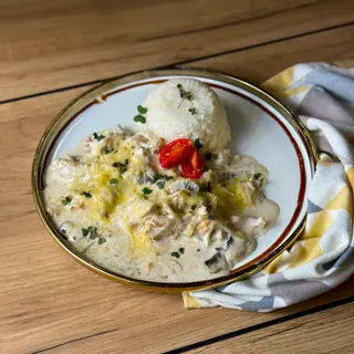 Курица в сливочном соусе
