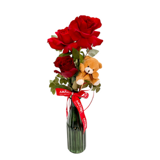 Trandafiri și ursuleț