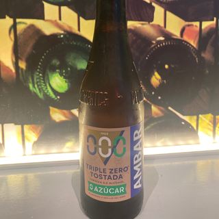 Cerveza AMBAR 0.0 Tostada Botella 33cl.