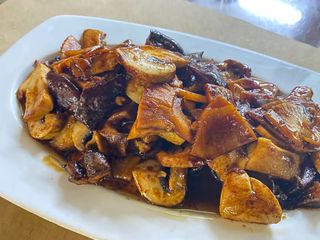 36. Brotes De Bambú Y Setas Chinas Salteadas