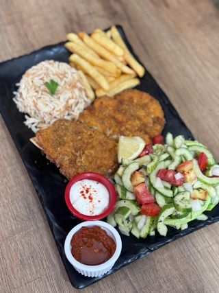 Plat Escalope Pané