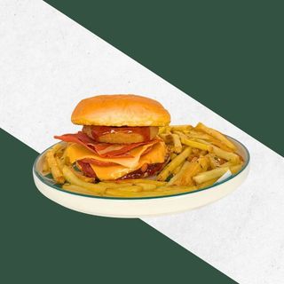 Double Bacon BBQ Burger