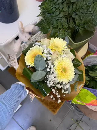 Bouquet com Rosas e Gerbéras