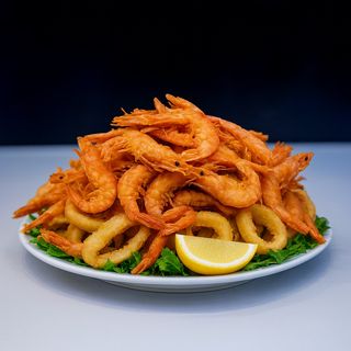 Friture Crevettes Calamar