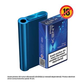 Starter Kit HYPER X2 AIR BLUE + glo by Kent Tobacco
