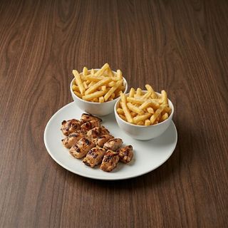 6 Piece Griled Chicken, 2 Fries