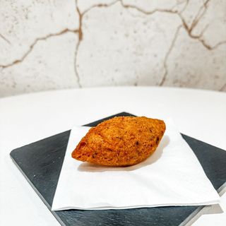 Punheta de Bacalhau com Cebola e Azeite Frutado