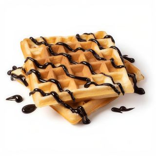 Classic chocolate waffle