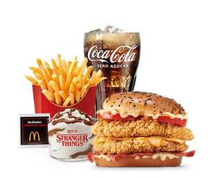Menú Completo Stranger Things Pollo Doble