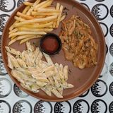 Émincé de poulet sauce champignon