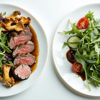 Polędwica wieprzowa grillowana z kurkami