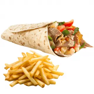 Rollo arabskie frytkami