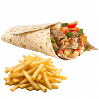 Rollo arabskie frytkami