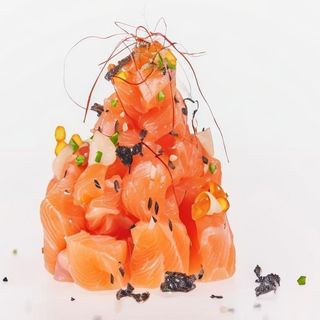 Tartar de salmón