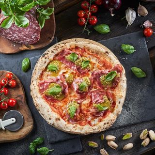 Salame contadino con pistacchio