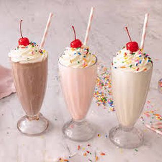 Ice cream milkshake