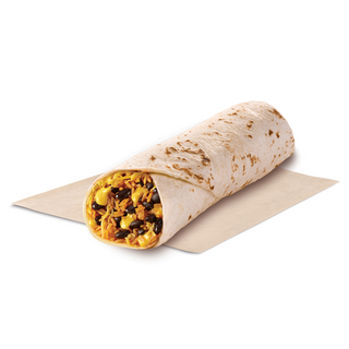 Cheesy Black Bean Burrito