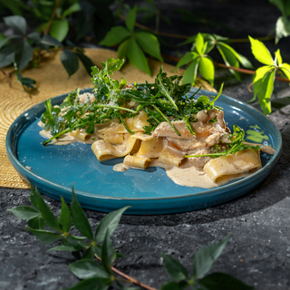 Makaron pappardelle w sosie borowikowym