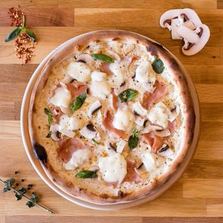 Pizza Bianca Prosciutto Cotto e Funghi XXL