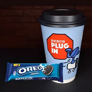 Chocolate cookies latte medium