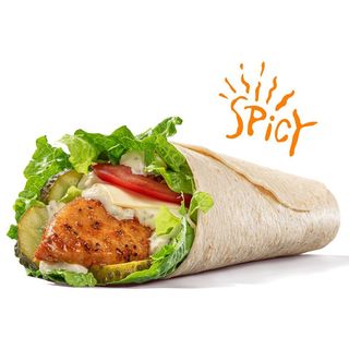 Naked Spicy Chicken Wrap