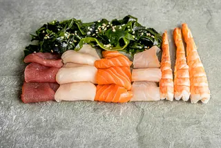 Sashimi salmon