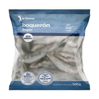 Boquerón Limpio Sin Cabeza Bolsa 500 Gr.