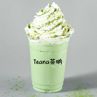 frappuccino al matcha con la panna