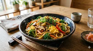 20. Spaghetti udon