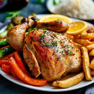 Plat 1/2 Poulet