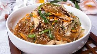 Spaghetti di soia con verdure o piccante