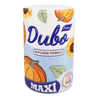 Рушники паперові Диво Premio Maxi 2-шарові 150 листів 1 рулон (шт)