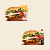 Combo Solo - 2 Whopper Jr + Boisson + Frites Small