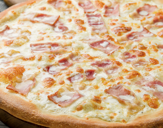 Pizza carbonara (30 cm.)