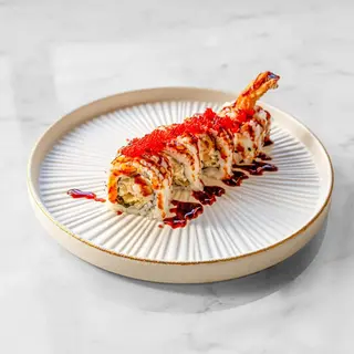 Uramaki ebi fry roll