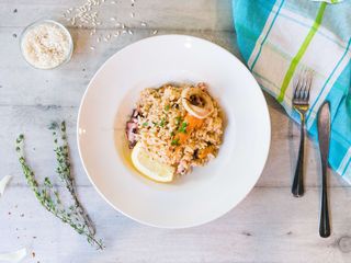 Ризото с морски дарове