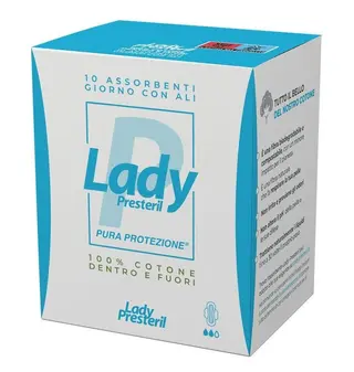 Lady Presteril 10 Assorbenti 100 Cotone Farma