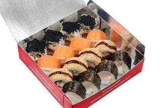 Ассорти "Тобико Блэк" (16 шт.)