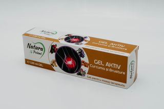 Gel pentru masaj terapeutic cu curcuma si brusture
